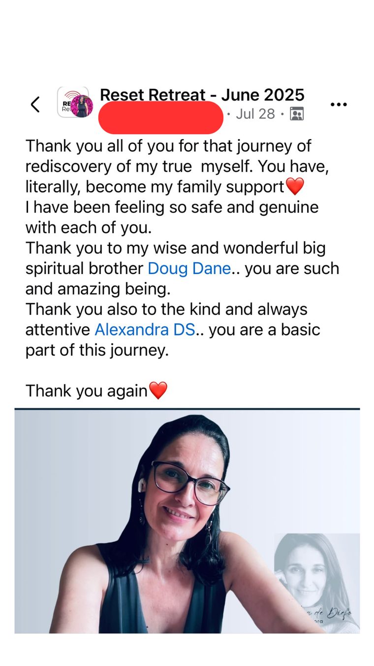 Reset Retreat testimonial